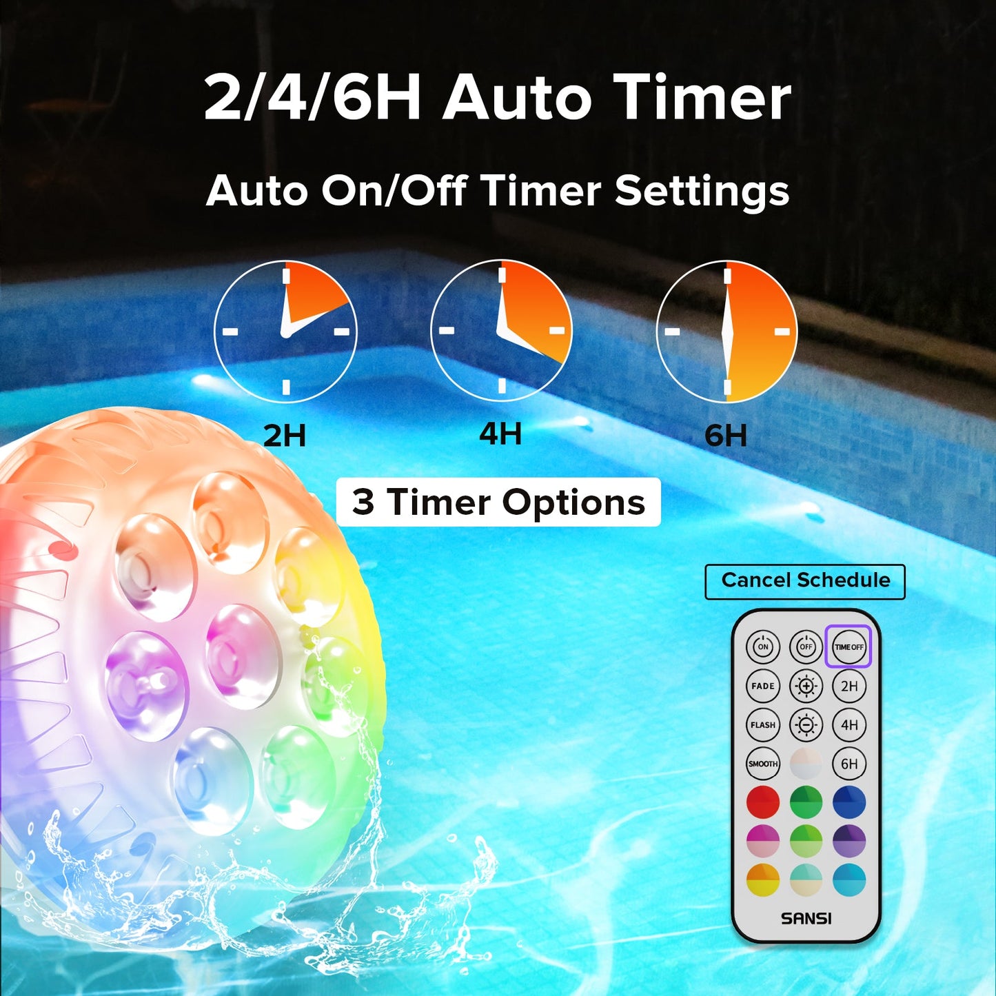 RGB Pool Lights