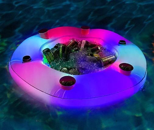 Floating LED drink holders