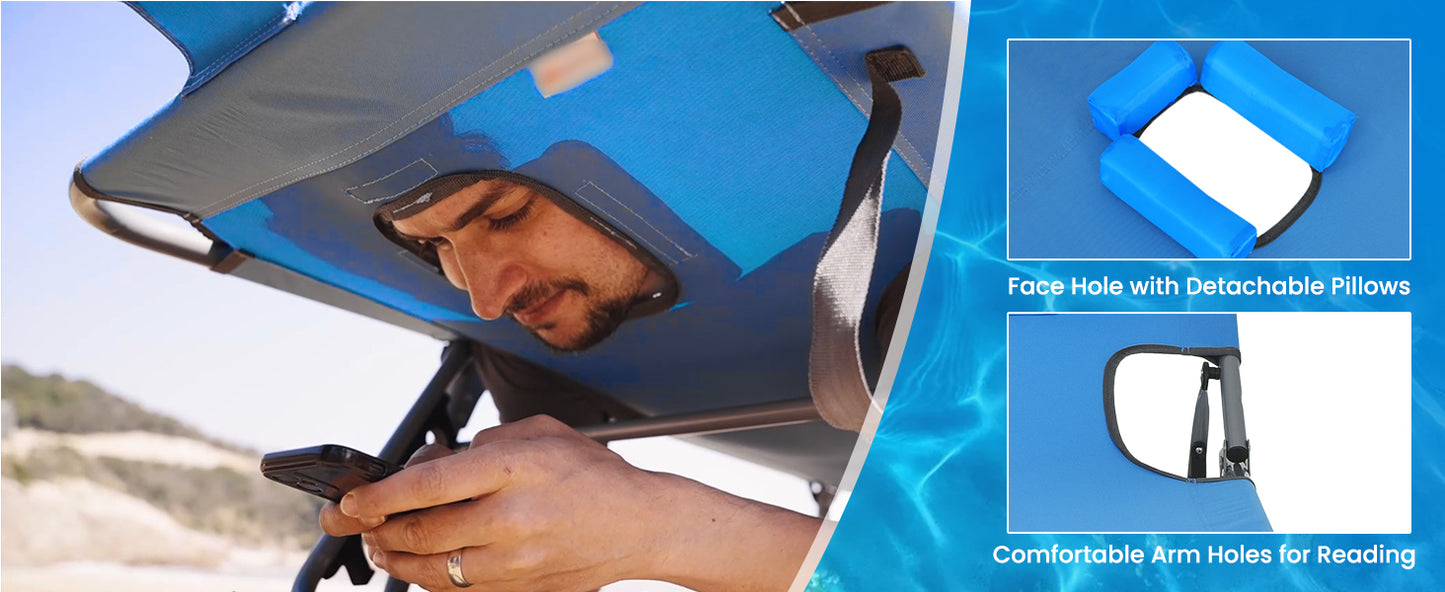 Adjustable Lounge Tanning Chair